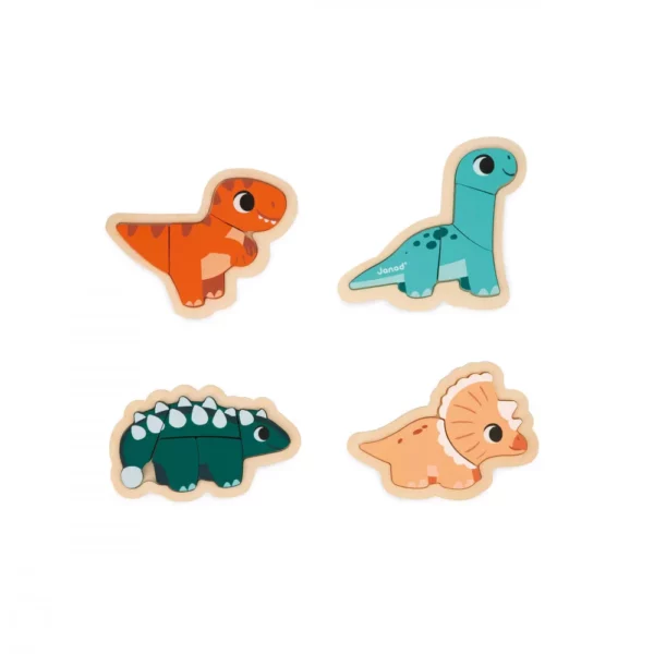 4 Puzzles Evolutifs Dino